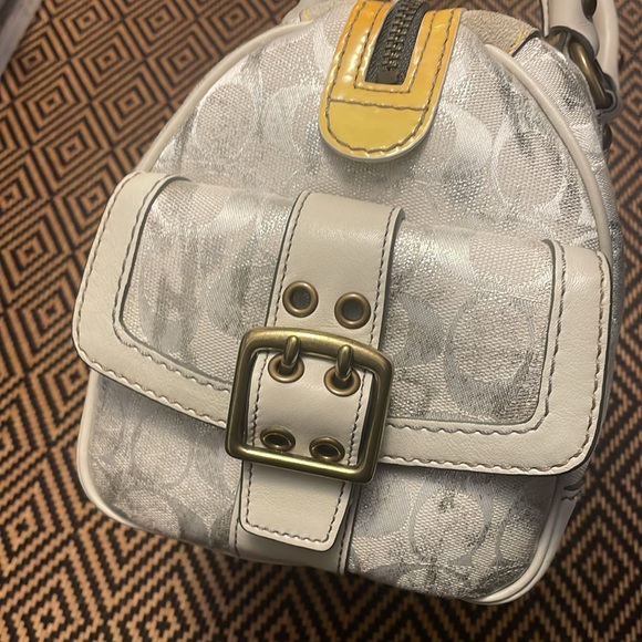 Vintage Y2K Coach Signature Print Tie Dye satchel 2186 soho hampton speedy - Picture 10 of 14